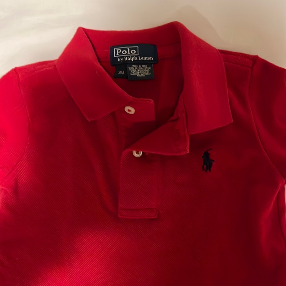 Ralph Lauren red polo 9M